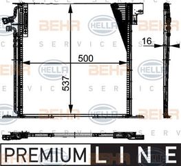 ΨΥΓΕΙΟ A/C (49.5x53x16) για MERCEDES VITO (W638) 96-04