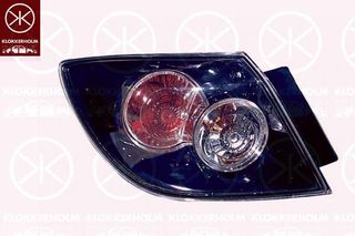 ΦΑΝΟΣ ΠΙΣΩ ΕΞΩ 06- 5Π ΜΑΥΡΟ (Ε)(ΛΕΥΚ.ΦΛ) (DEPO) για MAZDA 3 SDN-H/B (BK) 04-08