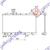 ΨΥΓΕΙΟ 1,5i - 1,6i 16V VVTi (375x710) AYTOM για SUZUKI SX4 07-13