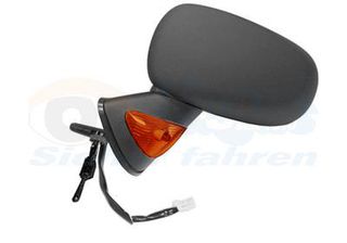 ΚΑΠΑΚΙ ΚΑΘΡΕΦΤΗ ΜΑΥΡΟ ΔΕΞΙΑ για RENAULT MODUS 2005-2008 (F/JP0)