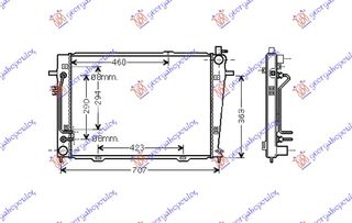 ΨΥΓΕΙΟ 2.0 CRDi (64x45,5x18) A/T για KIA SPORTAGE 08-10