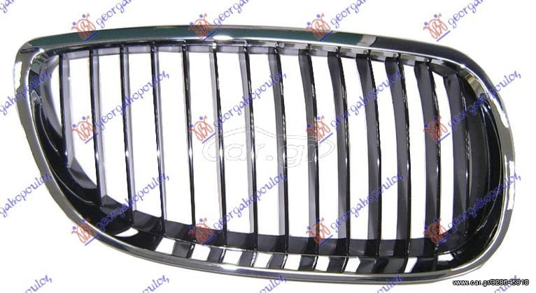 ΚΑΡΔΙΑ ΜΑΣΚΑΣ (ΧΡΩΜΙΟ-ΜΑΥΡΗ) για BMW SERIES 3 (E92/93) COUPE/CABRIO 07-11