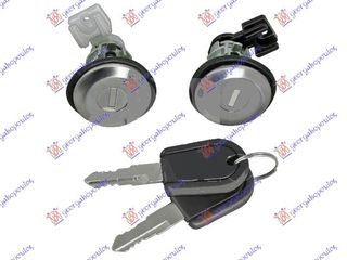 ΑΦΑΛΟΙ ΠΟΡΤΑΣ ΜΕ ΚΛΕΙΔΙΑ (ΣΕΤ 2 ΤΜΧ) για CITROEN SAXO 96-99