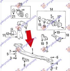 ΓΕΦΥΡΑ ΜΗΧΑΝΗΣ (Γ) για HYUNDAI ACCENT L/B 97-99