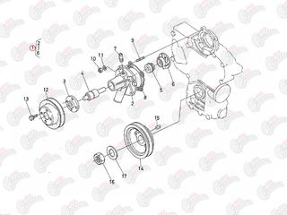 Αντλία νερού Kubota: 15531-73031-thumb-1