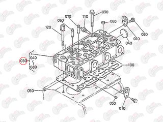 Κυλινδροκεφαλή Kubota: 16261-03040-thumb-1