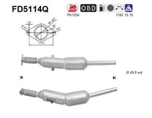 ΦΙΛΤΡΟ DPF RENAULT KANGOO 1.5 dci  2009-                   KARALOIZOS exhaust