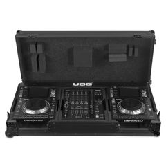 UDG GEAR U91046BL Ultimate Flight Case Set Denon DJ SC5000/ X1800 Black Plus (Wheels)