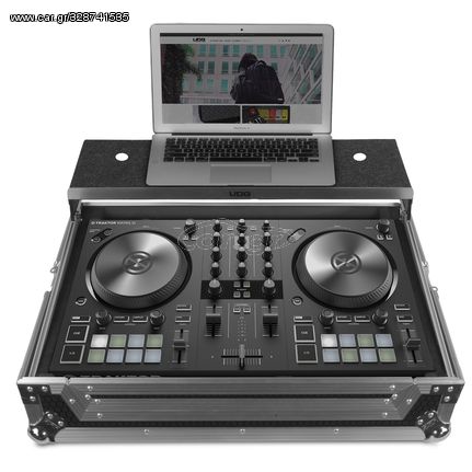 UDG GEAR U92062SL Ultimate Flight Case NI Traktor Kontrol S2 MK3 Silver Plus (Laptop Shelf)