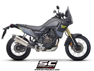 Sc Project Εξάτμιση Τελικό X-Plorer II Titanium Yamaha Tenere 700 2021 - 2024 Euro5 (Συμβατη Με Πλαινές Βαλιτσες )