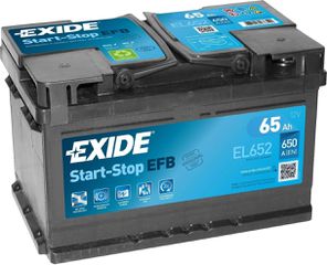 Exide EL652 Μπαταρία Αυτοκινήτου EFB Start-Stop 12V 65Ah/650A Δεξιά
