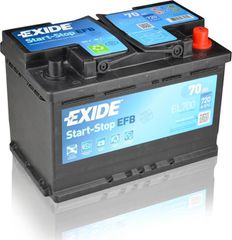 Exide EL700 Μπαταρία Αυτοκινήτου EFB Start-Stop 12V 70Ah/760A Δεξιά