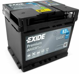 Exide EA530 Μπαταρία Σκάφους/Αυτοκινήτου Premium 12V 53Ah/540A Δεξιά