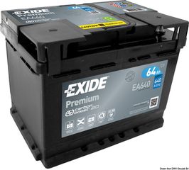 Exide EA640 Μπαταρία Σκάφους/Αυτοκινήτου Premium 12V 64Ah/640A Δεξιά