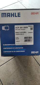 RENAULT CLIO 2014 1.5d ΚΟΜΠΡΕΣΟΡΑΣ A/C ACP361000S MAHLE