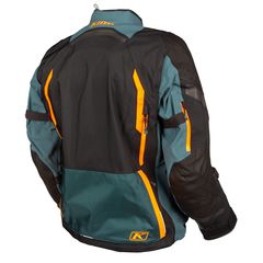 KLIM Badlands Pro Jacket Petrol-Strike Orange XL-thumb-2