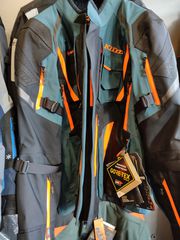 KLIM Badlands Pro Jacket Petrol-Strike Orange XL-thumb-3