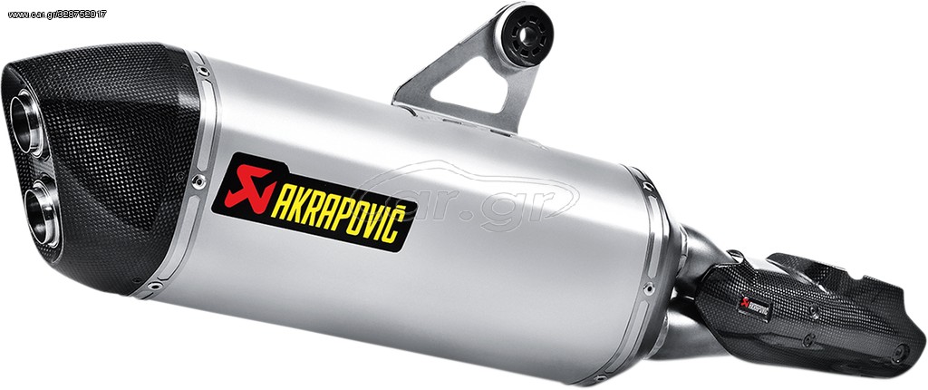 Akrapovic τελικό εξάτμισης τιτάνιο για R 1200 GS LC 13-16, R 1200 GS LC ADV 14-16 ΔΩΡΕΑΝ ΤΟΠΟΘΕΤΗΣΗ