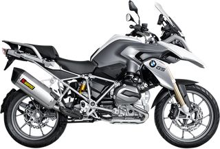 Akrapovic τελικό εξάτμισης τιτάνιο για R 1200 GS LC 13-16, R 1200 GS LC ADV 14-16 ΔΩΡΕΑΝ ΤΟΠΟΘΕΤΗΣΗ-thumb-1