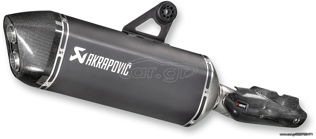 Akrapovic τελικό εξάτμισης μάυρο τιτάνιο για R 1200 GS LC 13-18, R 1200 GS LC ADV 14-18 ΔΩΡΕΑΝ ΤΟΠΟΘΕΤΗΣΗ