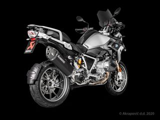 AKRAPOVIC τελικό εξάτμισης μάυρο τιτάνιο R 1250 GS 19-23, R 1250 GS ADV 19-23 ΔΩΡΕΑΝ ΤΟΠΟΘΕΤΗΣΗ-thumb-1