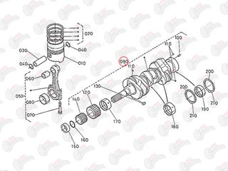 Στρόφαλος Kubota: 16231-23010-thumb-1