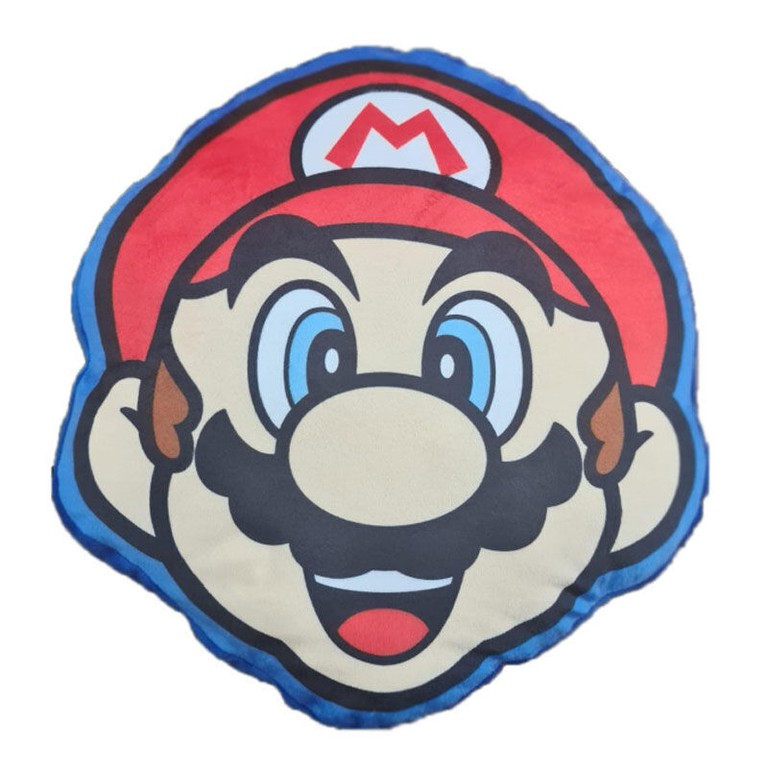 Super Mario Bros Mario 3D cushion 35cm POLYESTER