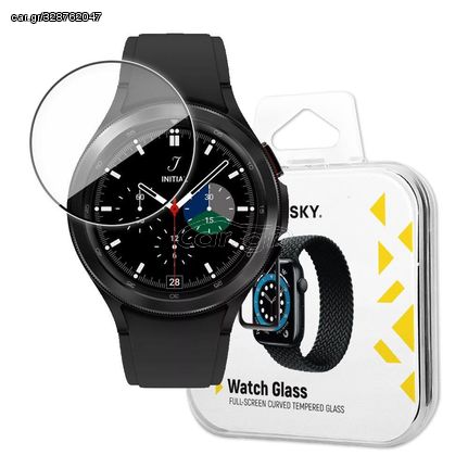 Wozinsky Watch Glass Hybrid Glass for Samsung Galaxy Watch 4 44 mm Black