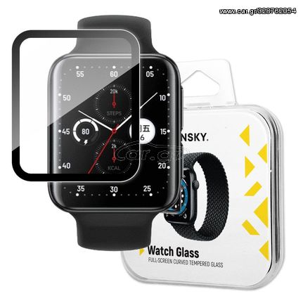 Wozinsky Watch Glass hybrid glass for Oppo Watch 2 42 mm black