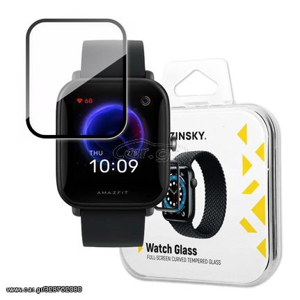 Wozinsky Watch Glass Hybrid Glass for Xiaomi Amazfit Bip U Black