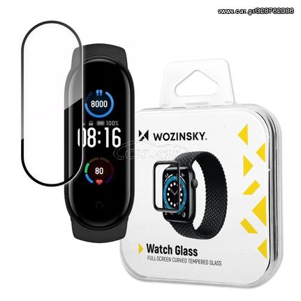 Wozinsky Watch Glass hybrid glass for Xiaomi Mi Band 5 black