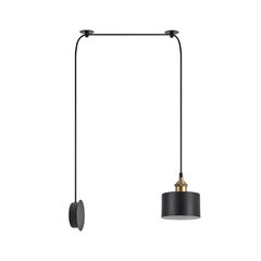 SE21-BR-10-BL1W-MS1 MAGNUM BRONZE Black Metal Shade Wall Lamp+ HOMELIGHTING 77-8896