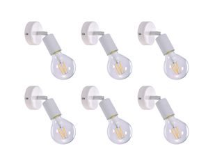 SE 137-1AW (x6) Soma Packet White adjustable spotlight+ HOMELIGHTING 77-8858