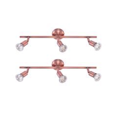 SE 140-C3 (x2) Saba Packet Copper adjustable spotlight+ HOMELIGHTING 77-8845