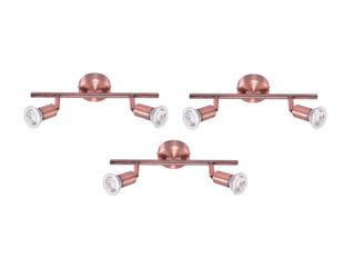 SE 140-C2 (x3) Saba Packet Copper adjustable spotlight+ HOMELIGHTING 77-8844