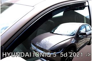 ΑΝΕΜΟΘΡΑΥΣΤΕΣ ΓΙΑ HYUNDAI IONIQ 5D 2020+ ? ΖΕΥΓΑΡΙ ΑΠΟ ΕΥΚΑΜΠΤΟ ΦΙΜΕ ΠΛΑΣΤΙΚΟ HEKO - 2 ΤΕΜ.