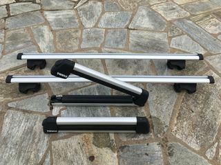 Thule Aero Roof Bars και Σχάρα ασφαλείας Σκι/Snowboard