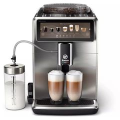 Saeco SM8885/00 Xelsis Deluxe Αυτόματη Μηχανή Espresso 1500W, Πίεσης 15bar, με Μύλο Άλεσης, Μαύρη