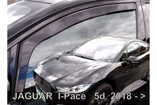 ΑΝΕΜΟΘΡΑΥΣΤΕΣ ΑΥΤΟΚΙΝΗΤΟΥ ΓΙΑ JAGUAR I-PACE 5D 2018+  ΖΕΥΓΑΡΙ  ΑΠΟ ΕΥΚΑΜΠΤΟ ΦΙΜΕ ΠΛΑΣΤΙΚΟ HEKO - 2 ΤΕΜ.