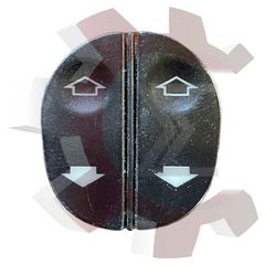 Electric Window Lift Switch / Διπλός  Διακόπτης 3+1pin X 2 For Ford Fiesta V Fusion Puma Connect 96FG-14529-BC 42936 K808X PA6 GF30