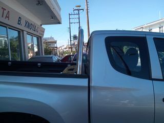 ROLL BAR INOX Φ-60 ΜΕ ΟΡΙΖΟΝΤΙΑ ΣΤΑΘΕΡΗ ΣΧΑΡΑ ΓΙΑ MITSUBISHI L200 CLUB CAB  MOΝΤΕΛΑ 2019 ΕΩΣ 2022 -thumb-2