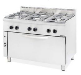 Κουζίνα αερίου με φούρνο 206STVL