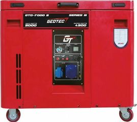 Γεννήτρια πετρελαίου 10 KVA GEOTEC GTD-9000S 220V Κλειστού τύπου με Μίζα ( GEP 922208502 )