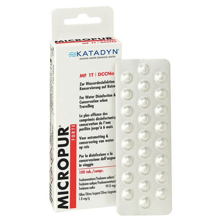 Ταμπλέτες καθαρισμού νερού Katadyn Micropur Forte 50 τεμ.