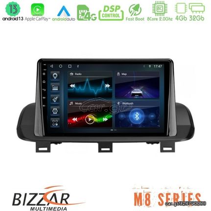 Bizzar M8 Series Nissan Qashqai J12 & X-Trail T33 8core Android13 4+32GB Navigation Multimedia Tablet 10"
