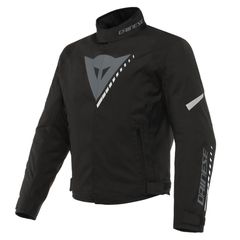 DAINESE VELOCE D-Dry JACKET BLACK/CHARCOAL-GRAY/WHITE 