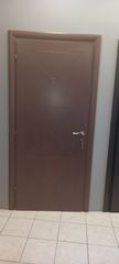 Εσωτερική πόρτα βαμμένη με φυσικό καπλαμά 206x83cm