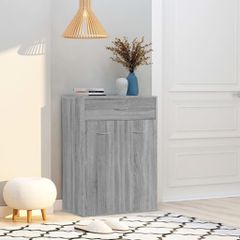 Παπουτσοθήκη Γκρι Sonoma 60x35x84 εκ. από Επεξεργασμένο Ξύλο 815418