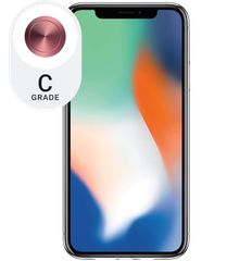 For iPhone/iPad (PO-X-64-SIL-C) iPhone X - 64GB - Silver - (PO Intensively used, C)