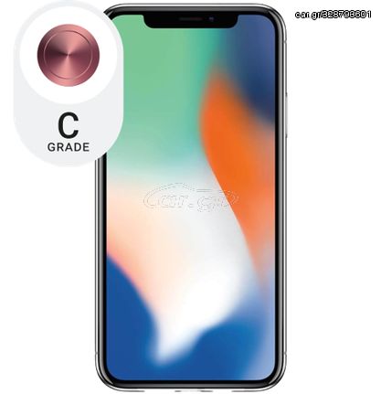 For iPhone/iPad (PO-X-64-SIL-C) iPhone X - 64GB - Silver - (PO Intensively used, C)